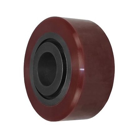 Durastar Wheel, 6X2.5 Polyurethane, Glass-Filled Nylon (Maroon, Black) , 1-15/16 P 625MX86F